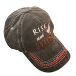 Rise and Shine Rooster Mineral Washed Black Baseball Hat Photo 0