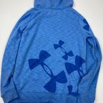 Under Armour All Season Gear Blue Logo Print Hoodie Women’s Size S Photo 5