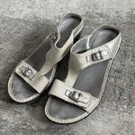 Alegria  Lara Sandals Womens 41 US 10.5 11 Wedge Shoes Beige Shimmer Opfully Photo 0