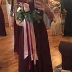 Boutique Bridesmaid Dress Red Size XS Photo 2