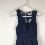 Xenia NWT  Navy Crochet Dress Photo 2