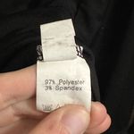 SheIn Black Deep V-neck Crop Top with Bell Sleeves size small Photo 4