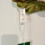 Halara Women’s Sleeveless High Neck Cropped Tank Top Olive Green Size XL NWT Photo 3