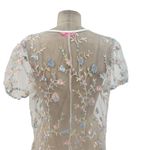 Dolls Kill  Sugar Thrillz Forbidden Garden Dress Embroidered Floral Sheer Medium‎ Photo 7