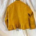 Y2K Savi Parker New York Size Faux Leather Jacket Coat Mustard Yellow Size 2x Photo 3