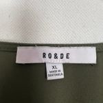 Ro & De  Women's Pullover Olive Green Top Size XL Photo 1