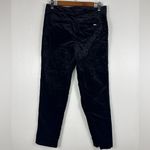 White House | Black Market Size 4 The Slim Pants Velvet Black Career Trouser WHBM Photo 2