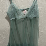 Victoria's Secret Victoria’s Secret Sheer Lace Babydoll Intimates Chemise Size Small Photo 0