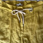 Mango Yellow Women's Shorts with Drawstring Photo 3