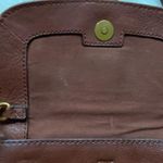 Frye  Ring Crossbody Purse Handbag Brown Leather Photo 4