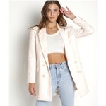 BB Dakota Dressed To Thrill Blazer Vintage Light Pink Size Large Oversized Photo 1