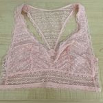 Victoria's Secret Victoria’s Secret Bralette Pink Floral Lace Pull On Stretch Sexy Summer; size M Photo 0