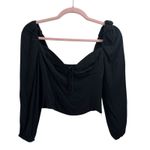 Wilfred Aritzia  Novella Black Blouse Photo 2