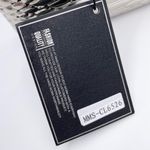 NEW MMS Design Studio Hard Shell Silver Metallic Clutch Mini Purse Chain Strap Photo 5