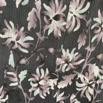 Jones New York Vintage Silk Floral Print Skirt Pleated Purple Black Midi Prairie Womens 16 P Photo 4