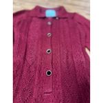 Markarian Burgundy Poesie Hearts Silk Mohair Photo 9