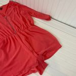 EXPRESS  Pink V-Neck Zip Front Long Sleeves Romper Size XL Photo 4