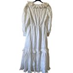 Rhode Resort maxi white dress size S lips print C10 Photo 1