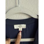 Entro  Navy Tweed Majesty Sleeveless Midi Dress Button Down Women's Size Small Photo 6