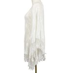 Melissa Odabash Lace Fringe Swim Coverup White Size Small Photo 7