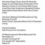 Verónika Pagán Veronika Pagan Dress Size XS A-Line Sleeveless Snake Skin Print Photo 1