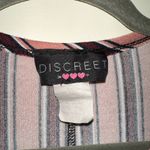 Discreet  Striped Short Sleeve T-Shirt Dress Photo 1