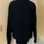 BONITA VINTAGE BLACK SILVER RHINESTONE LONG SLEEVE EMBELLI SHED KNIT SWEATER Photo 2