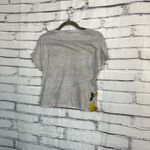 ZARA  Collection Floral Graphic Tee Women’s Small Gray Short Sleeve Top Portugal Photo 7