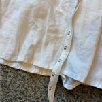 Linen Mini Skirt White Size 4 Photo 5