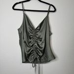 ASOS  Sage Green Satin Tank Top Photo 1
