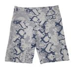 Varley  Gray Snake Animal Print Mid Rise Activewear Fitness Gym Biker Shorts Sz S Photo 0