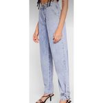 Nasty Gal  Relaxed Acid Wash Buckle‎ Hem Jeans size US 16/UK14/EU42 Photo 1
