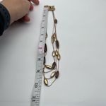 Monet ‎ gold layered princess stone necklace Photo 3