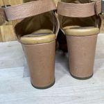 Kork-Ease Hopi Suede Leather Peep Toe Sculpted Chunky Heel 7 Photo 4