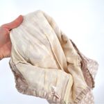 Winston White Lotus Off The Shoulder Linen Midi Dress Gingham Mauve Pink Cream S Photo 4