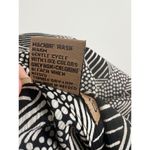 Notations Geometric Print Short Sleeve Button Up Large Photo 6