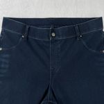 Hue Black Plaid Leggings Dark Blue Women's Size Extra Large Photo 4