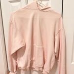 SKIMS  Hoodie Pink Bubblegum Cotton Fleece Pullover Photo 0