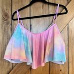 Swimsuit Two Piece Tie Dye Black Adjustable Spaghetti Straps Photo 1