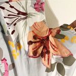 Boston Proper Sequin Lilies Knot Maxi Dress Satin Size 0 Photo 5