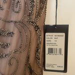 Adrianna Papell ADRIANNA PAPPEL 091880660 Nude Buff Beaded Overlay Cap Sleeveless Lined Maxi Dress $300 NWT 10 Photo 6