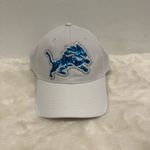 NFL Detroit Lions hat! White baseball cap with glitter sequin lions logo!! Photo 1
