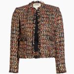 L'Agence L’AGENCE Angelina Tweed Jacket Multi Sz 16 NWT Photo 12