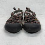 Keen Waterproof Water Newport Hiking Sandals Shoes Gray Orange Accent Size 8 Photo 1