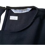 ZARA  Basic Women Size Small Blue Ruffle Top Shirt 3/4 Sleeve (33-449) Photo 3