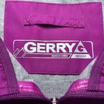 Gerry Fuchsia Hot Pink‎ Full Zip Hooded Raincoat Jacket Medium Zipped Pockets Pink Photo 7