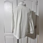 Vineyard Vines Cotton Blend White Ruffled Collar Blouse - sz M Photo 3