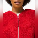 Lululemon  Red Oh So Sherpa Full Zip Jacket Photo 3