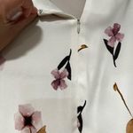 Shoshanna ANTHROPOLOGIE Floral Mini White Dress Sz 8 Photo 6