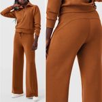 Spanx  Air Essentials Wide Leg Pant Womens Butterscotch Womens Size 1X Photo 1